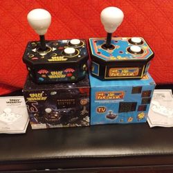 Plug & Play Ms. Pac Man & Space Invaders Arcade Games 