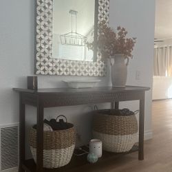 Wood Console Table 
