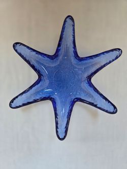 Starfish glass dish