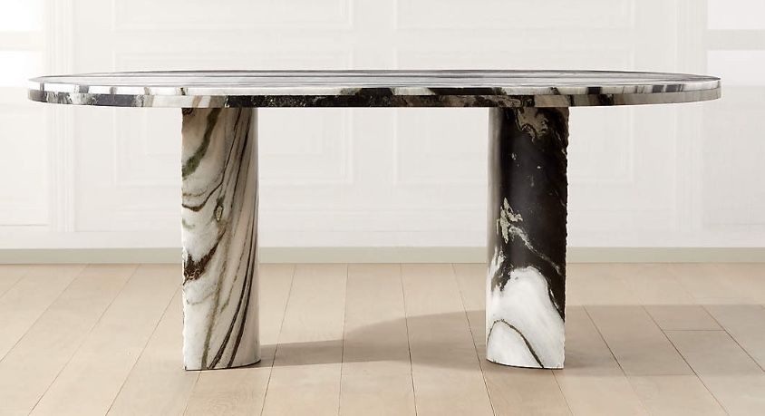 CB2 Julius Marble Dining Table 72” (local Delivery Included)