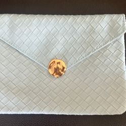 Baby Blue Envelope Style Bag