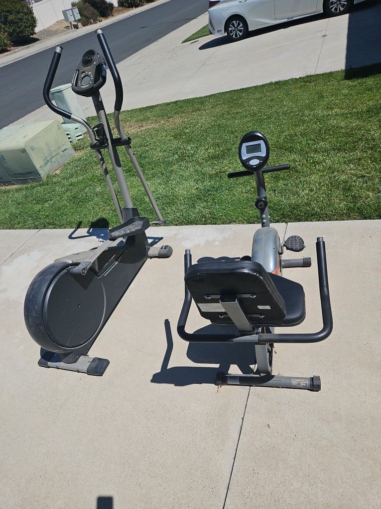 Pro Form 820 & Marcy Cardio Trainers