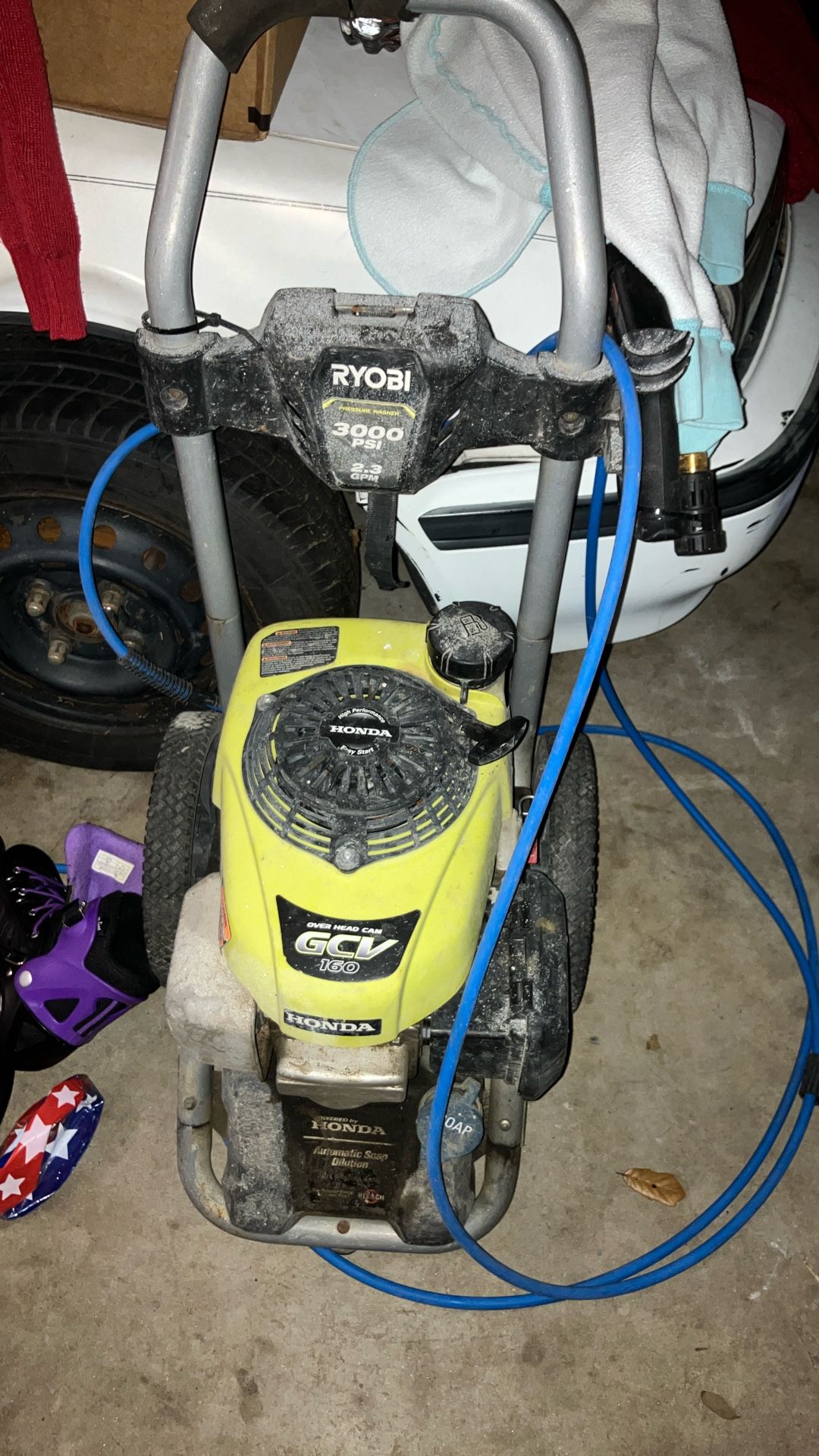 RYOBI 3000psi 2.3Gmp /Gcv160/ Honda High Performance Easy Start Power Washer