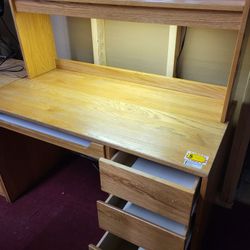 OFFICE/STUDENT/BENCH WORK DESK WITH 3 DRAWERS WITH/WITHOUT SHELVES (HOME76)