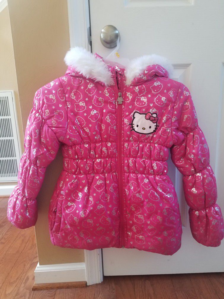 Hello Kitty Winter Coat, Girls Size 12
