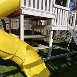 12 Foot Spiral Slide In Excellent  Condition.