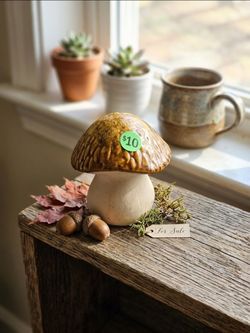 Cute Mushroom Room Decor – Perfect for Shelves & Plants!