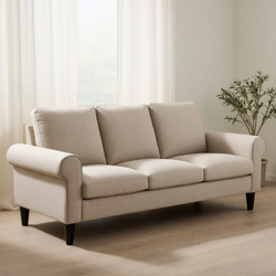 Like New IKEA Beige 3-Seater Sofa 80in Length - Fort Worth, TX