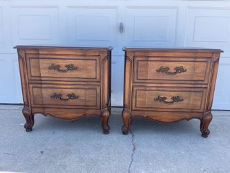 Vintage Thomasville, French provincial nightstands