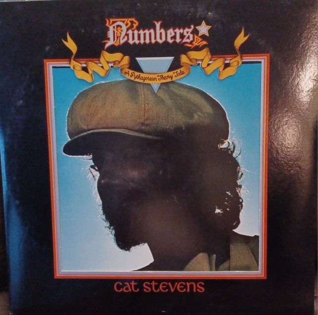 1975-Cat Steven's Vinyl Record Album-Numbers