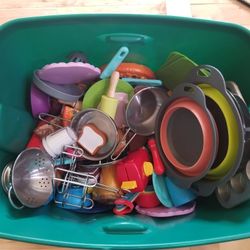 Set Of Children Food Toys