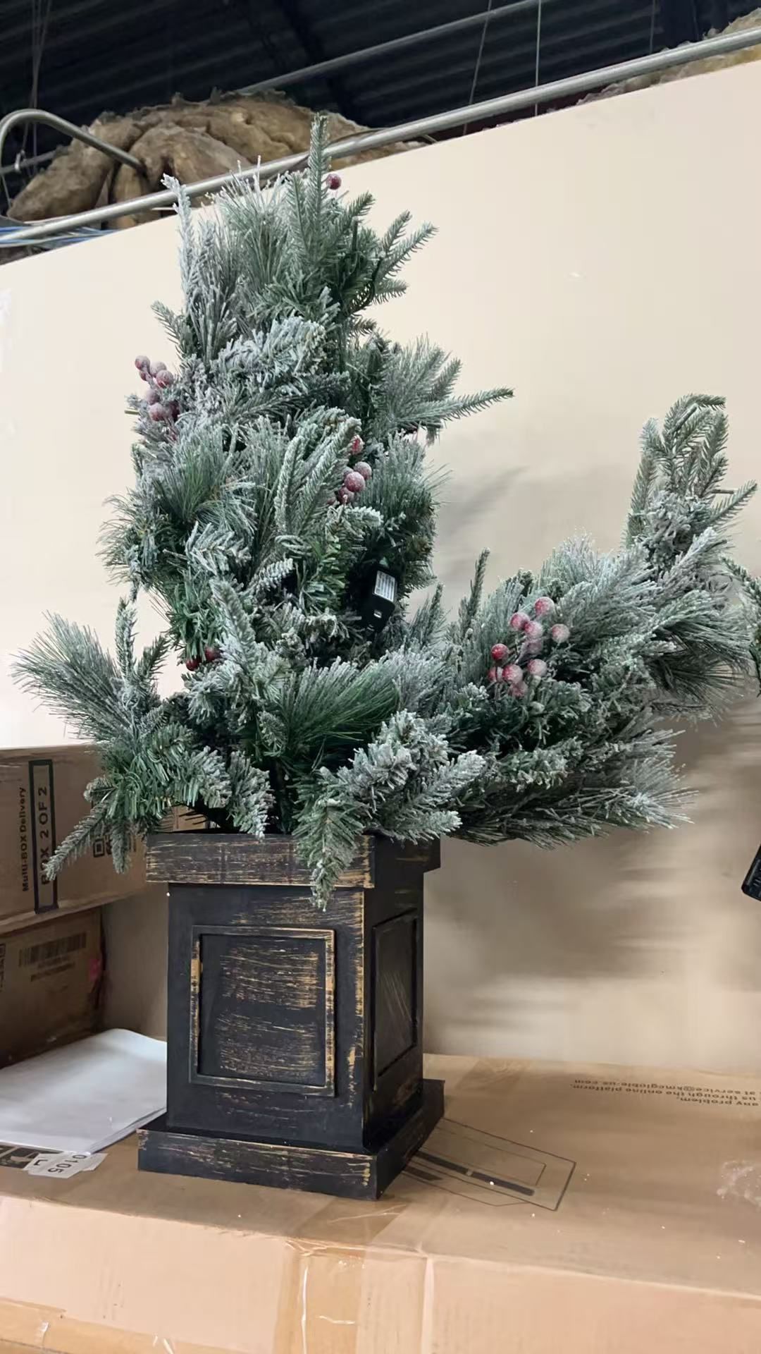 4.5 potted tree with light $50