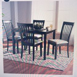 Dining Set, Table and 4 Chairs 