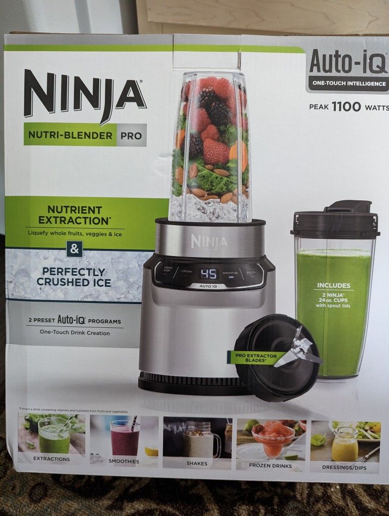 Ninja Nutri Blender Pro w/ Auto-IQ for Sale in Folsom, CA - OfferUp