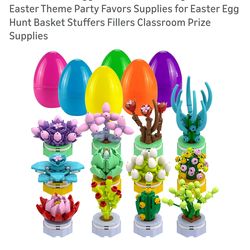 Adorable succulent Lego Easter eggs 12
