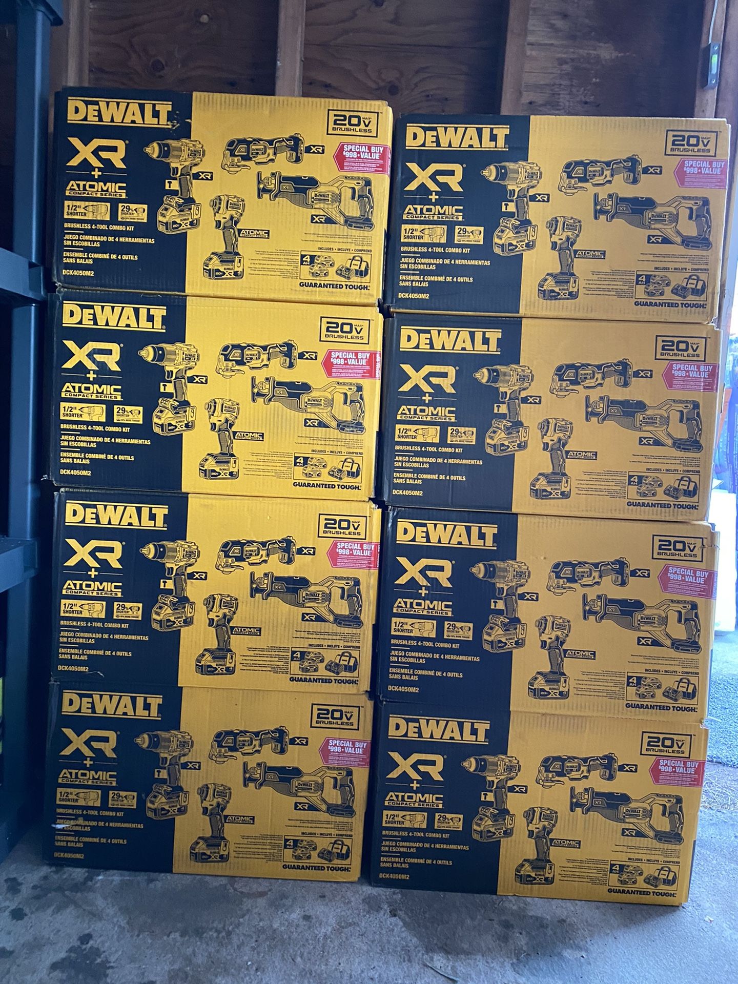 Dewalt DCK4050M2 4 Tool Combo With 2 - 4ah Batteries & Charger + Tool Bag -***1 Per Order***Retail price $600.00-