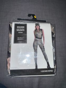 Women's Soldier Halloween Costume