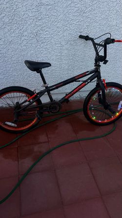 Bike with led lights