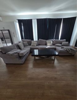 Sectional sofas with coffee table