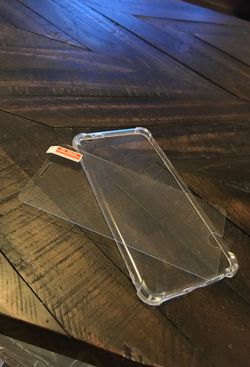iPhone 6 Plus Case And Tempered Glass combo