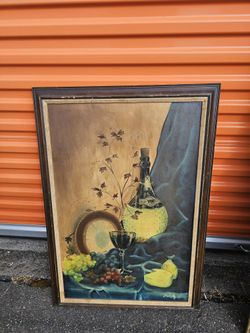 Original Oil Painting - Still Life by Charles Fay (1965)