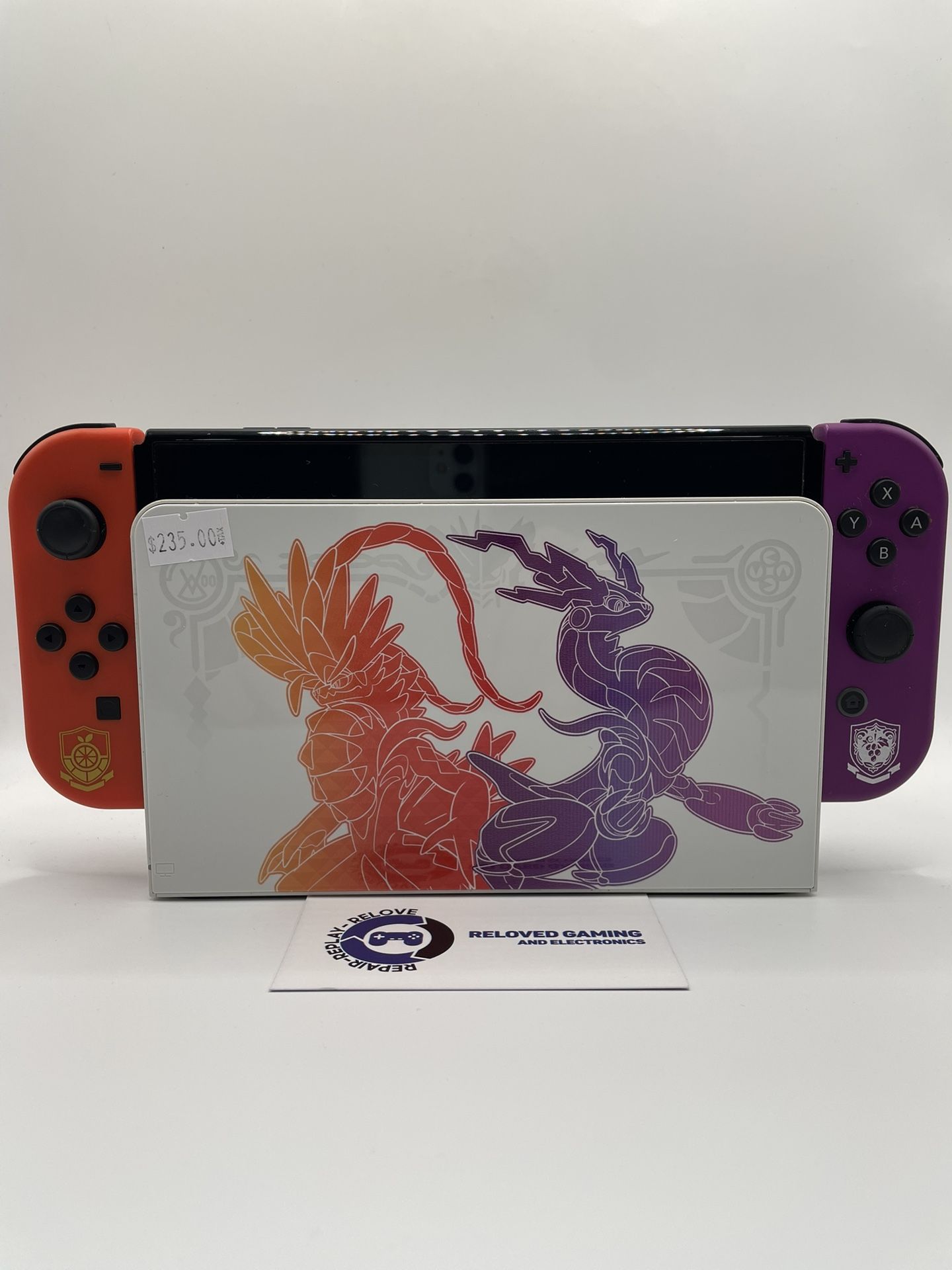 Special Edition Scarlet/Violet Switch OLED - Beautiful Condition - Tested And Working Perfectly - For Sale Or Trade