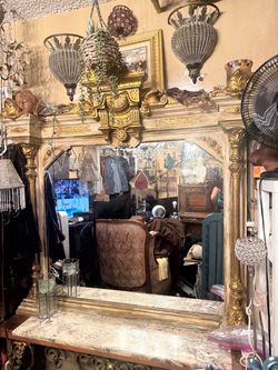Large Ornate Gold Wall Mirror