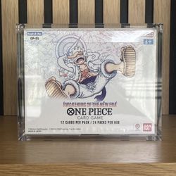 Acrylic Cases For One Piece Booster Box