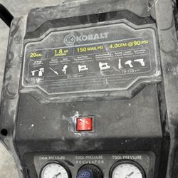 Kobalt Compressor 20 Gal. 