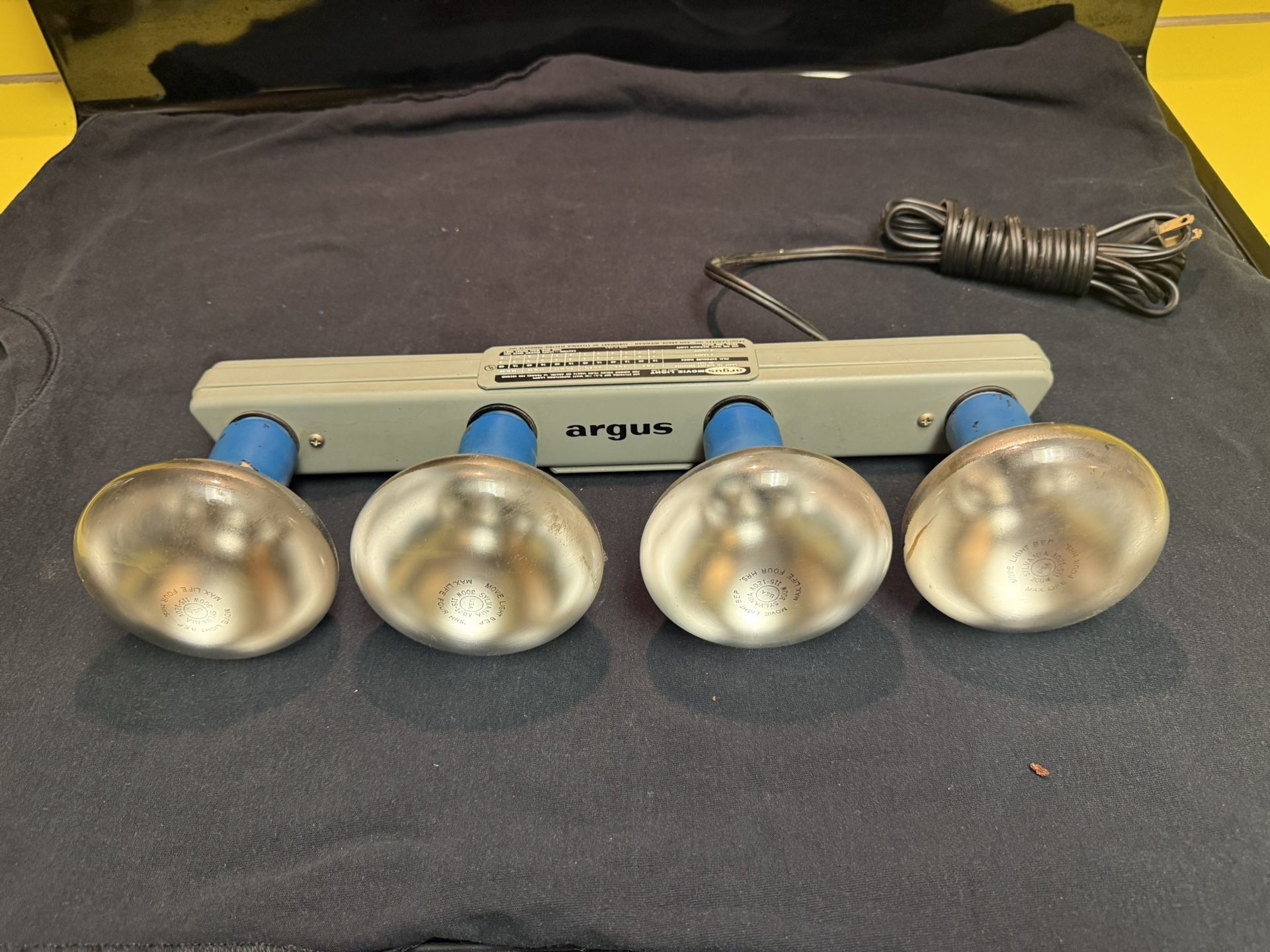 Vintage Argus Studio Photography, Movie Light