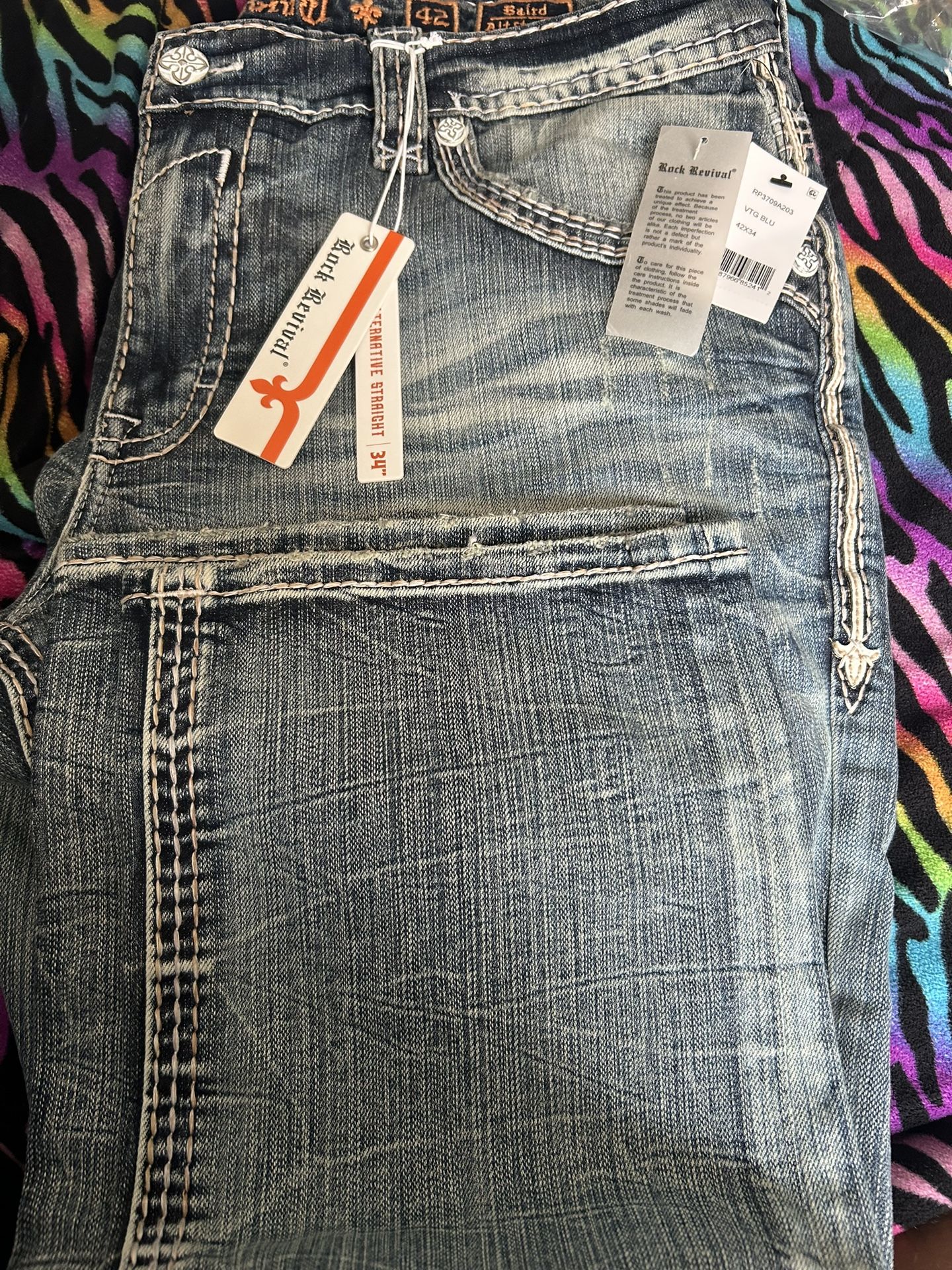 Brand New Rock Revival Jeans