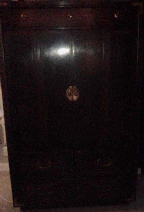 Bedroom Set Heavy Cherry Wood $300 OBO