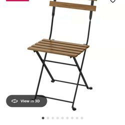 IKEA TÄRNÖ outdoor foldable bistro chairs. Pair