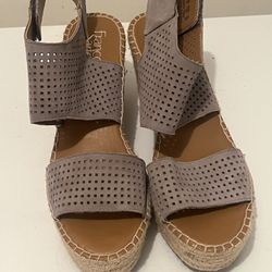 New/New Worn Suede Franco Sarto Wedges