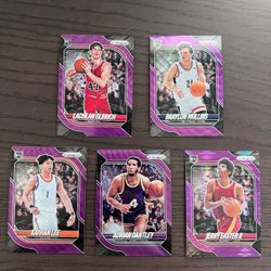 Panini Prizm Basketball Card Lot - Jerry Easter II /175, Lachlan Olbrich, Braylon Mullins