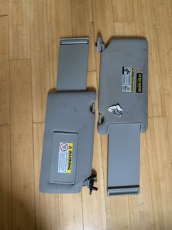 2003-2006 Honda Element Sun Visor driver & passenger set (gray)