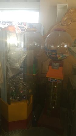 Gum ball and toy machines