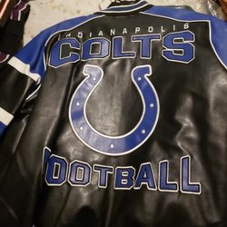 Indianapolis Colts Leatger Jacket
