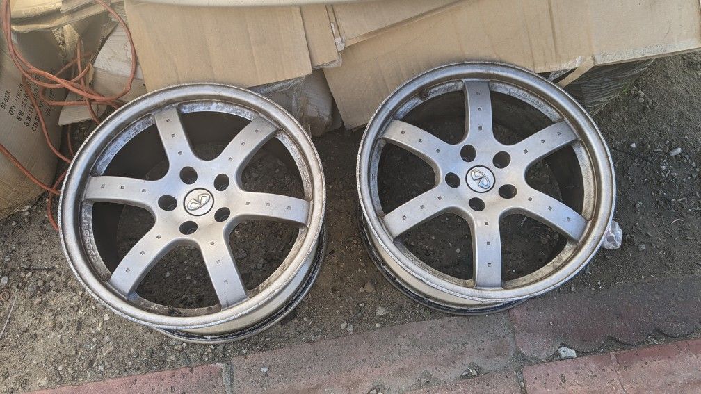 350z Track V1 Wheels (Pair) 1 Front 1 Rear