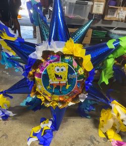 Spongebob bola star pinata