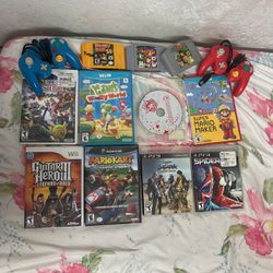 Games For Wii, PS3, N64, And Gamecube (11 Total)