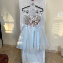 Beautiful Dress, Girl’s Formal Dress, Strapless.