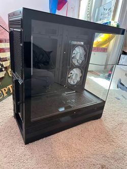 Rosewill ACA501 Mid Tower ATX Gaming PC Computer Case Black, 3 Addressable RGB F