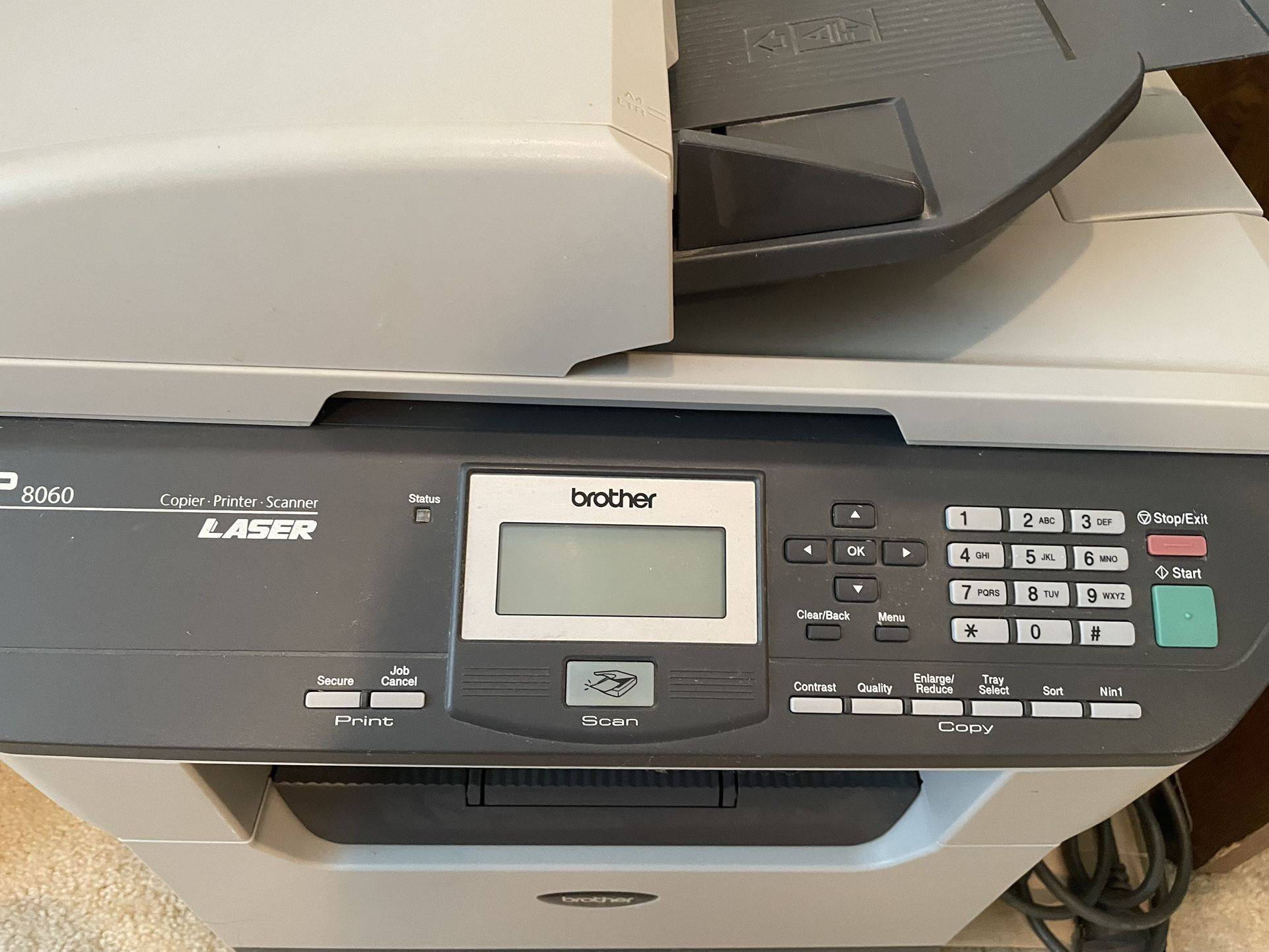Brother DCP-8060 All-In-One Laser Copier Printer Scanner In A Great Condition/ Preowned/ No Box/ No Ink