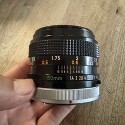 Canon 50mm F1.4 FD s.s.c.