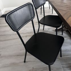 Black Metal Chairs