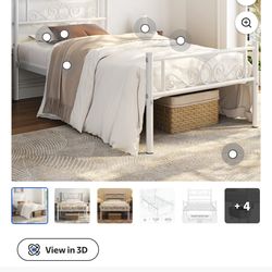 Girls twin bed frame