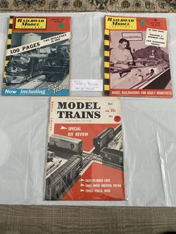 Vintage Train Model Magazines 