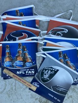 🔥 New old stock 2012 Bud light Nfl String banner  beer Football Superbowl Pary 