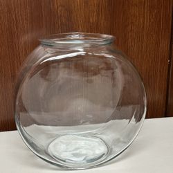 Anchor Hocking Glass big Drum bowl